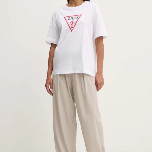 Guess Jeans Woman Guess oversized κοντομάνικη με στάμπα