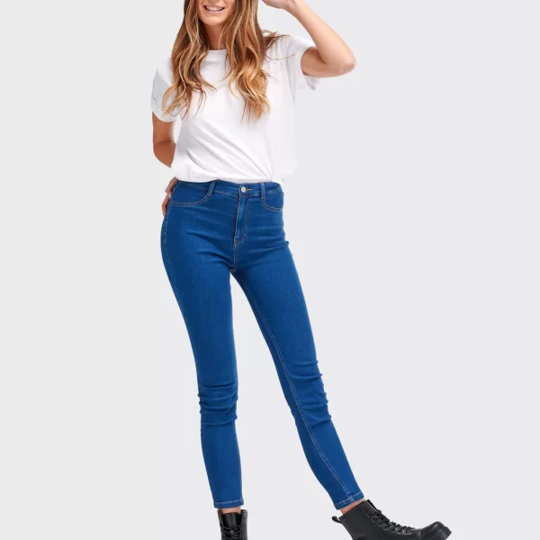 Alcott Donna (Italy) Blue jeans slim fit τζιν