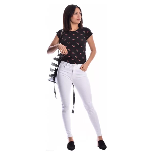 Λευκό stretch skinny jeans