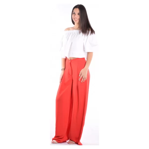 INNOCENT Κοραλί παντελόνα