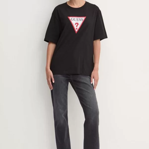 Guess Jeans Woman Guess oversized κοντομάνικη με στάμπα