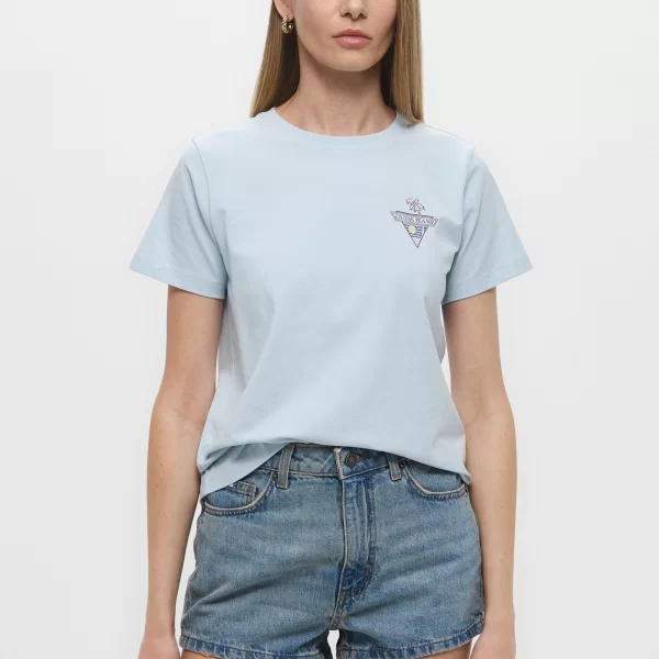 Guess jeans βαμβακερό t-shirt με στάμπα
