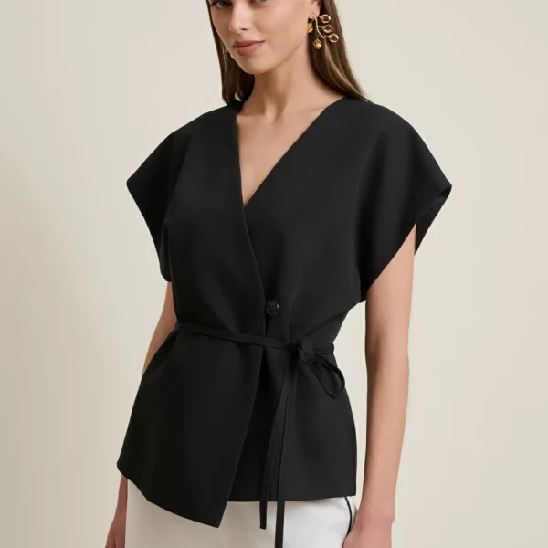 DESIREE Σταυρωτό γιλέκο με φαρδύ μανίκι