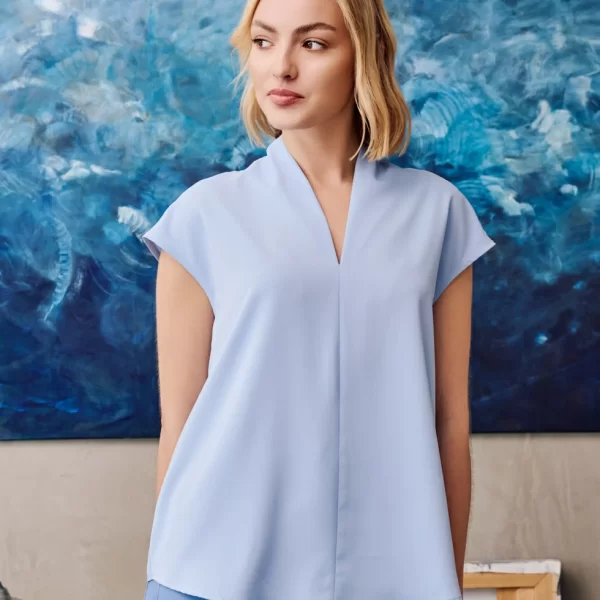 DESIREE Ριχτή μπλούζα με V ντεκολτέ