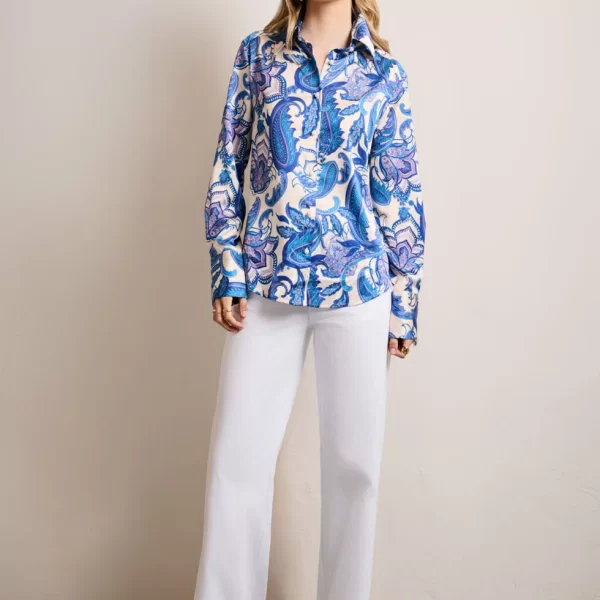 DESIREE Εμπριμέ / φλοράλ πουκάμισο σατινέ