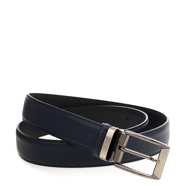 Big Shoes Bigshoes 40396 Δερμάτινη Ζώνη Μπλε