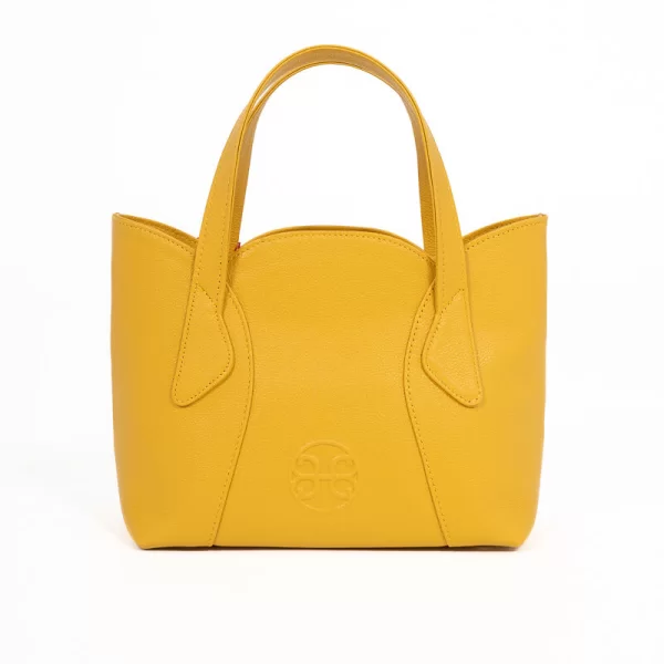 BONENDIS Bonendis Tulip Mini Δερμάτινη Κίτρινο