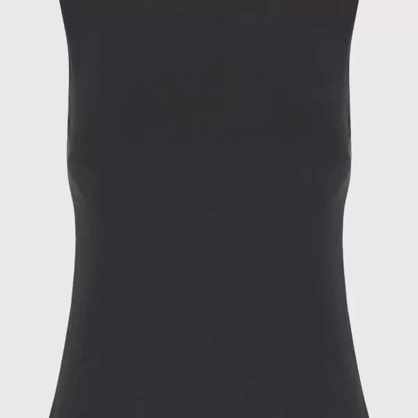 FUNKY BUDDHA Funky Buddha Γυναικείο Αμάνικο Top FBL013-106-17 Μαύρο