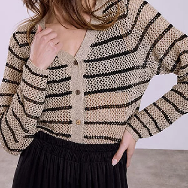 Celestino Ζακέτα με διάτρητη πλέξη SQ9844.5801+2