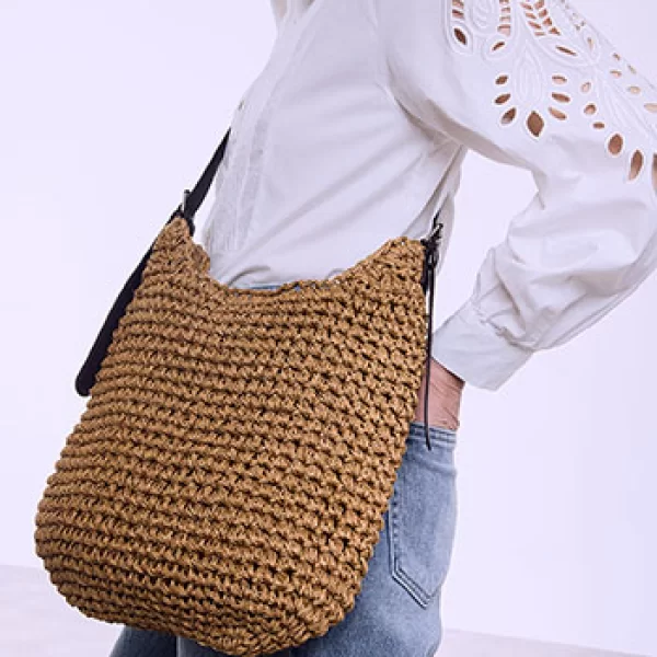 Celestino Τσάντα ώμου ψάθινη SQ1019.A279+1