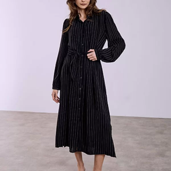 Φόρεμα σεμιζιέ ριγέ SQ7948.8295+3