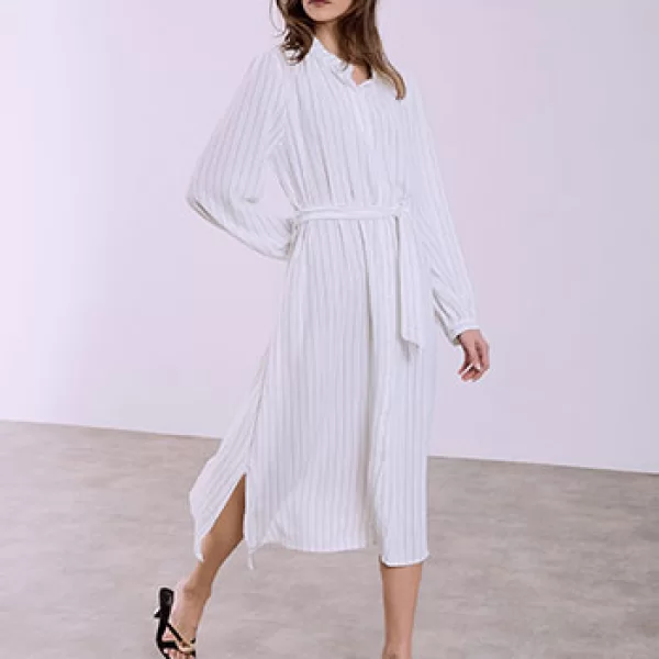 Celestino Φόρεμα σεμιζιέ ριγέ SQ7948.8295+1