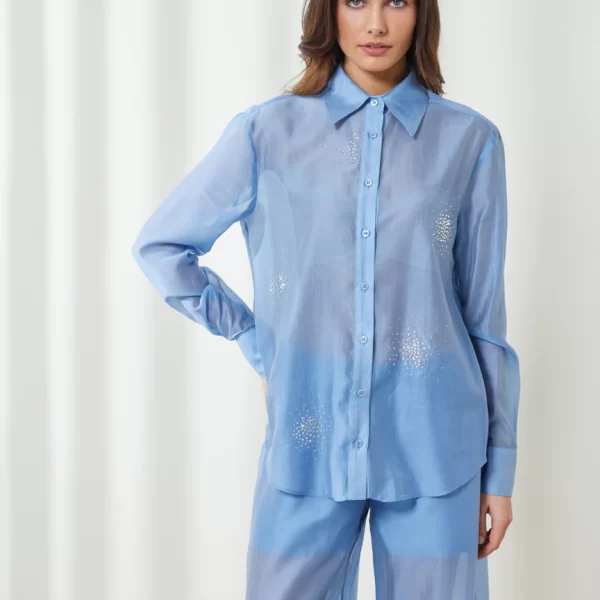 Enzzo Πουκάμισο Dante - Σιέλ