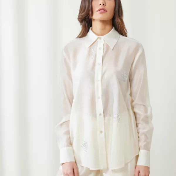 Enzzo Πουκάμισο Dante - Βανίλια