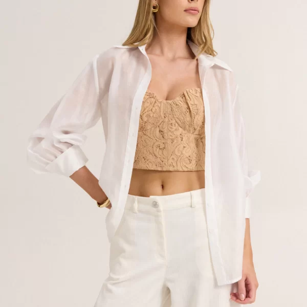 Enzzo Μπούστο Belle - Μπεζ