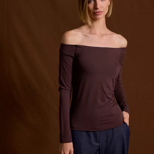 Enzzo Μπλούζα Mayla - Espresso