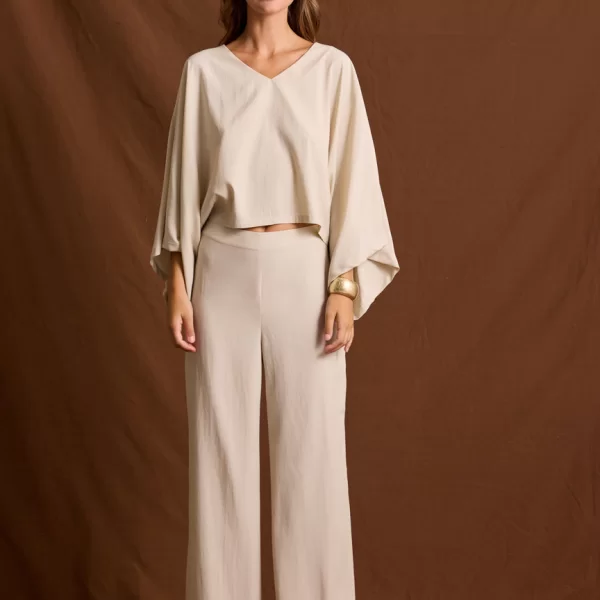 Enzzo Παντελόνα Alenia - Βανίλια