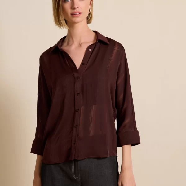 Enzzo Πουκάμισο Manty - Καφέ