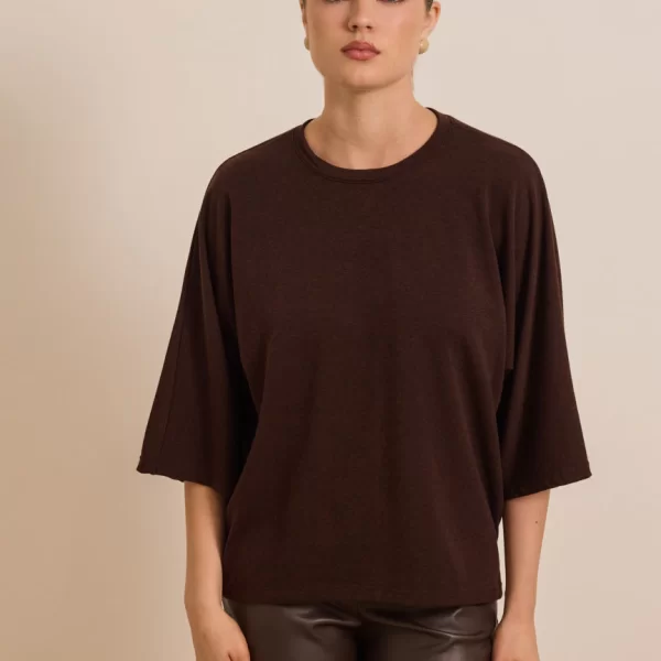 Enzzo Μπλούζα Lana - Espresso