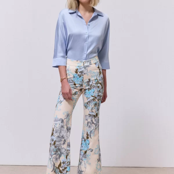 Enzzo Παντελόνι Cassie - Σιέλ