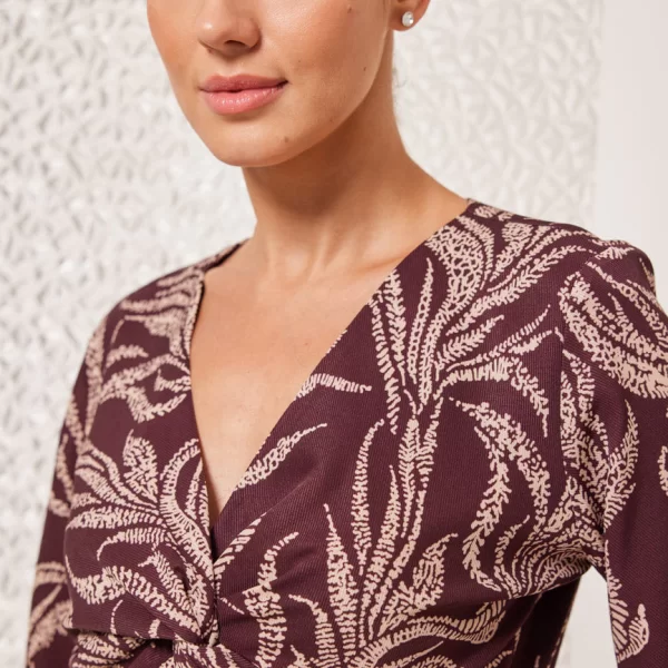 ENZZO Enzzo Μπλούζα Nova - Μπορντό