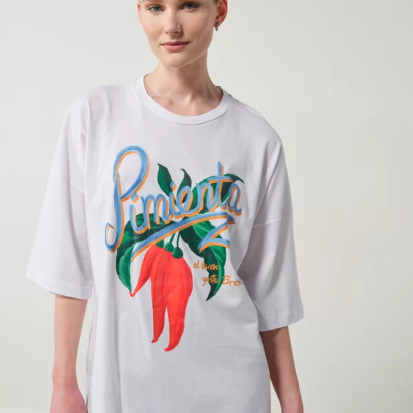 ENZZO Enzzo T-shirt Ophelie - Λευκό