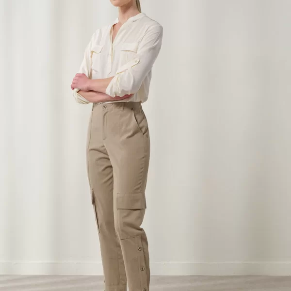 ENZZO Enzzo Παντελόνι Ace - Μπεζ