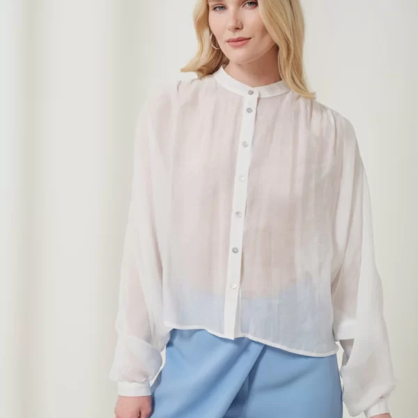 ENZZO Enzzo Πουκάμισο Cyra - Λευκό