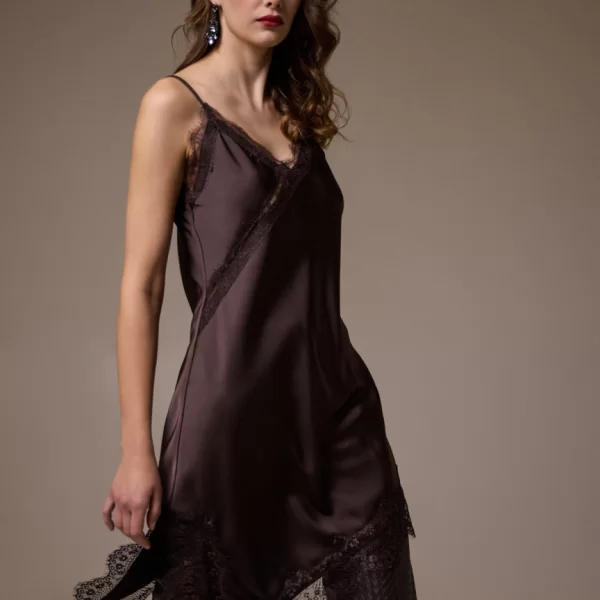 ENZZO Enzzo Φόρεμα Malena - Espresso