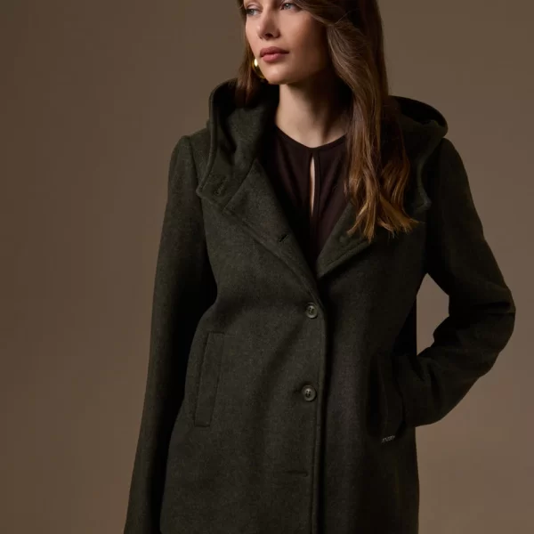 Enzzo Παλτό Tresor - Χακί