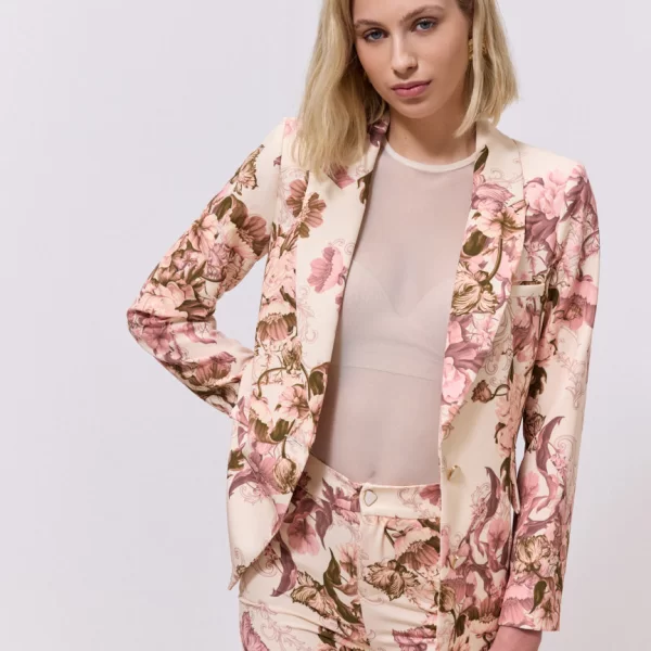 Enzzo Σακάκι Cassie - Ροζ