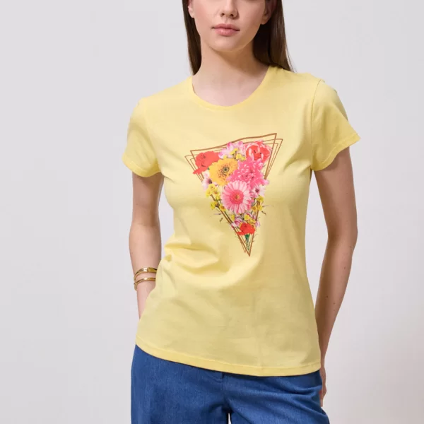 ENZZO Enzzo T-shirt Patsy - Κίτρινο