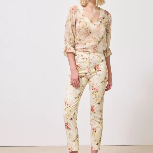 Enzzo Παντελόνι Rosanna - Lemon