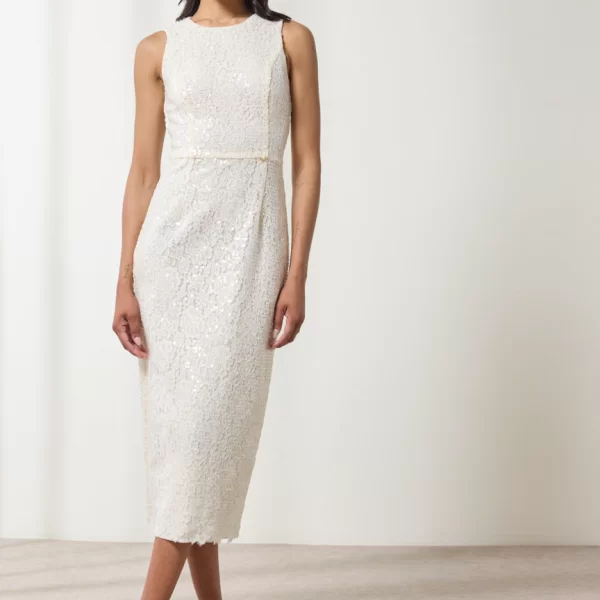 ENZZO Enzzo Φόρεμα Stellar - Βανίλια