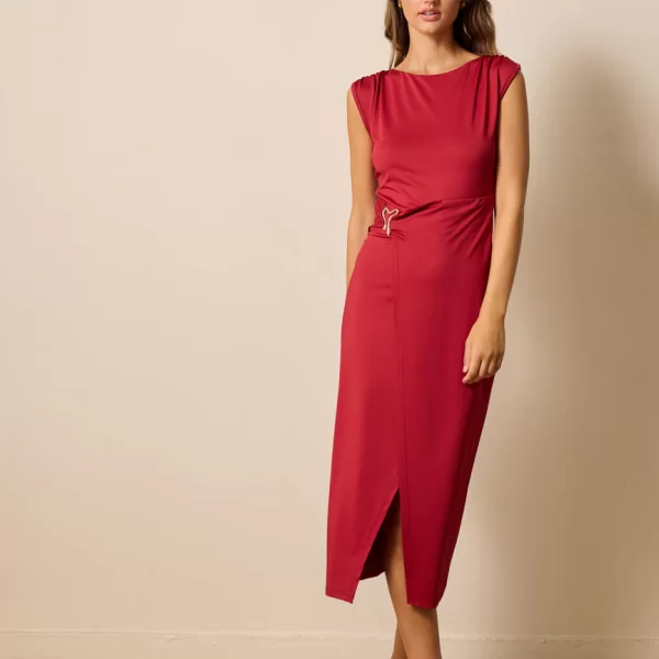 ENZZO Enzzo Φόρεμα Hera - Μπορντό