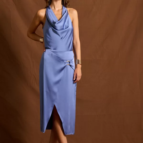 Enzzo Φούστα Janice - Μπλε Ραφ