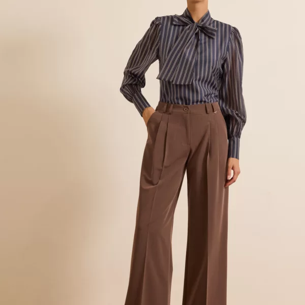 Enzzo Παντελόνι Wendy - Καφέ