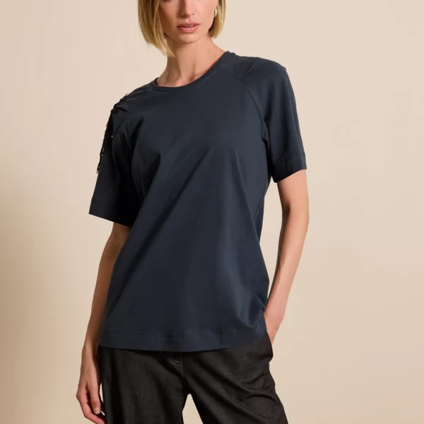 ENZZO Enzzo Μπλούζα Laura - Ανθρακί