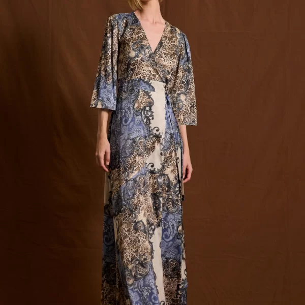 ENZZO Enzzo Φόρεμα Jenna - Μπλε Ραφ