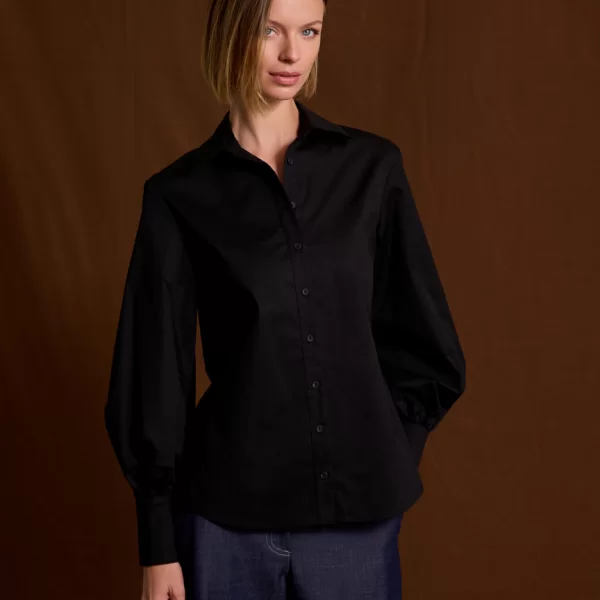 Enzzo Πουκάμισο Beatrice - Μαύρο