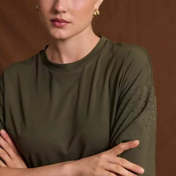 Enzzo Μπλούζα Zena - Olive