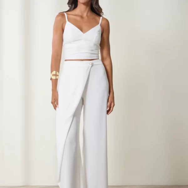 Enzzo Παντελόνι Frances - Λευκό