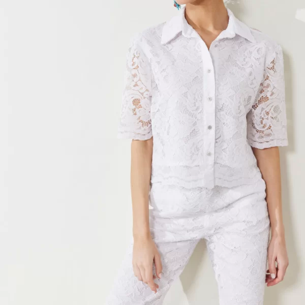 Enzzo Πουκάμισο Belle - Λευκό