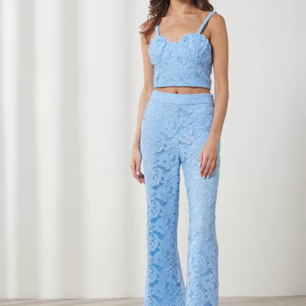 Enzzo Παντελόνα Belle - Σιέλ