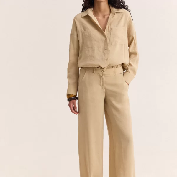 Enzzo Παντελόνι Stefan - Μπεζ