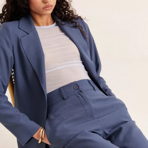 Enzzo Σακάκι Pedro - Μπλε Ίντιγκο