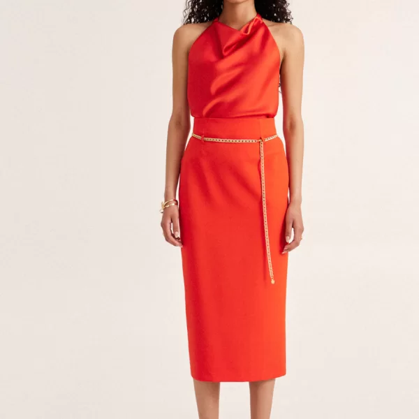 Enzzo Φούστα Joanne - Tomato