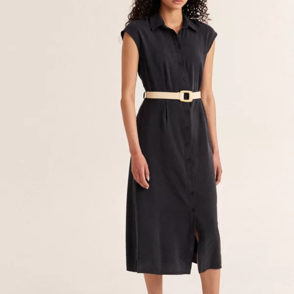 Enzzo Φόρεμα Aura - Μαύρο