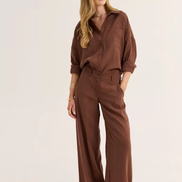 Enzzo Παντελόνι Stefan - Espresso