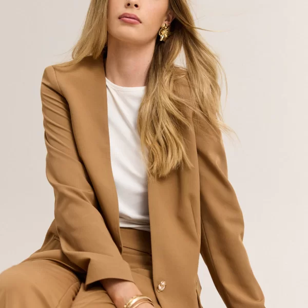 Enzzo Σακάκι Garrett - Κάμελ